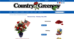 Desktop Screenshot of countrygreenery.com